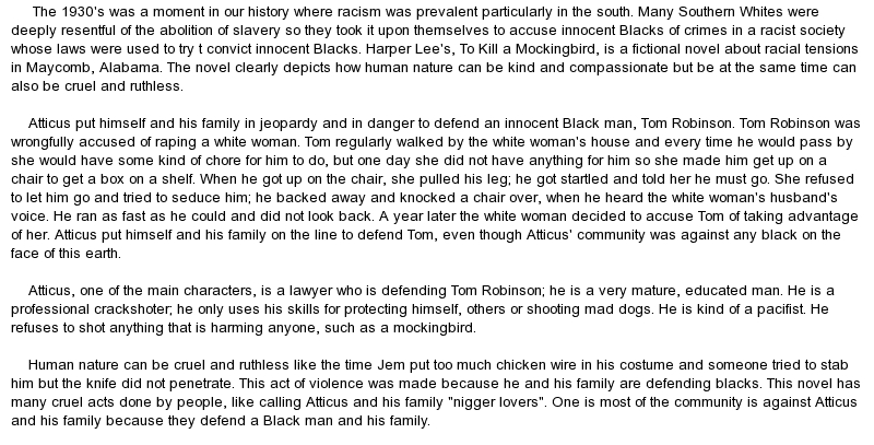Conclusion paragraph for racism essay