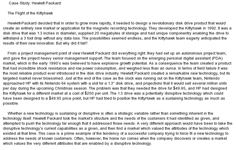 The Woes of Hewlett-Packard essay