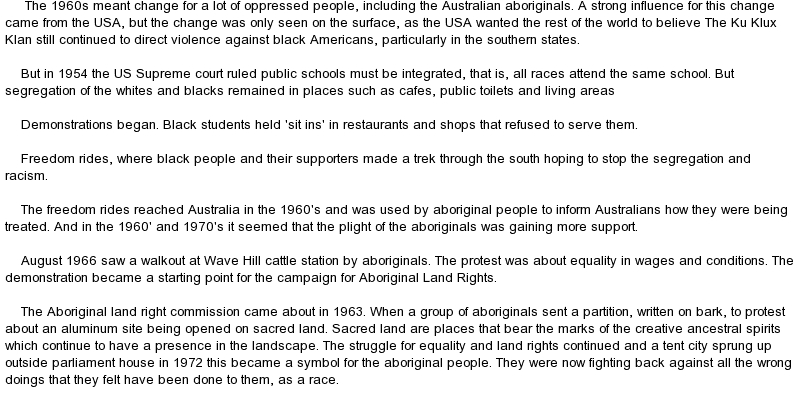 Indigenous Australians Essay Examples